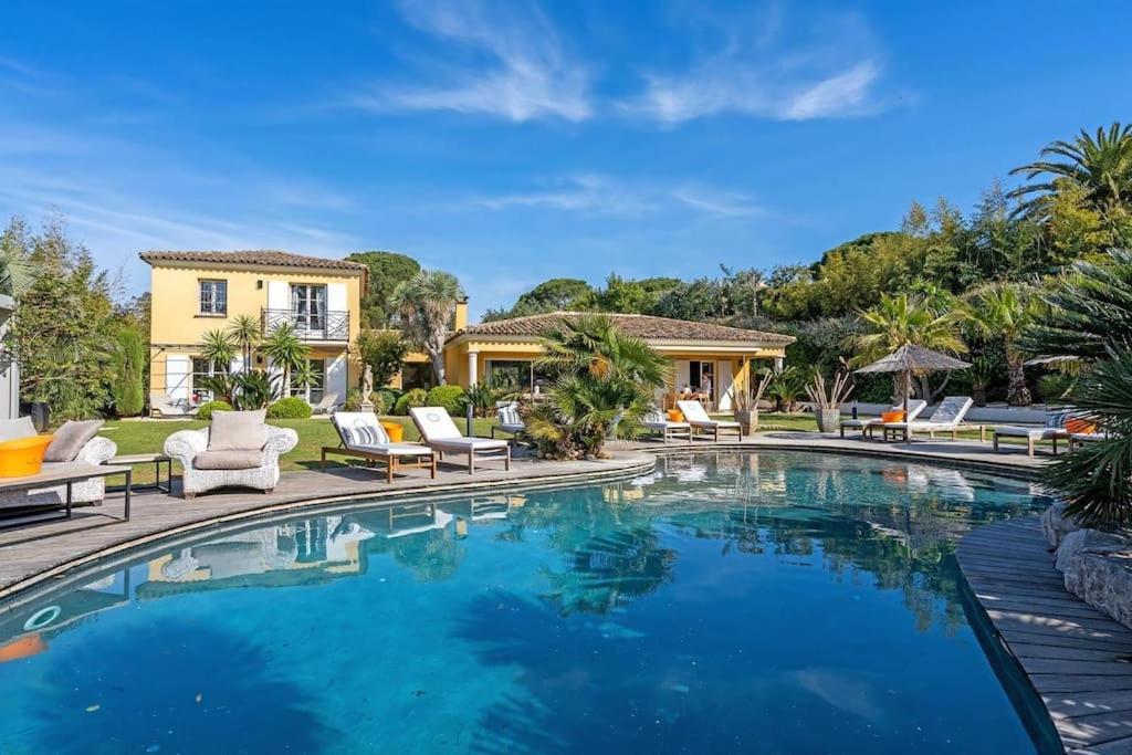 Grande Villa St-Tropez Area Avec Piscine Chauffee ガッサン エクステリア 写真