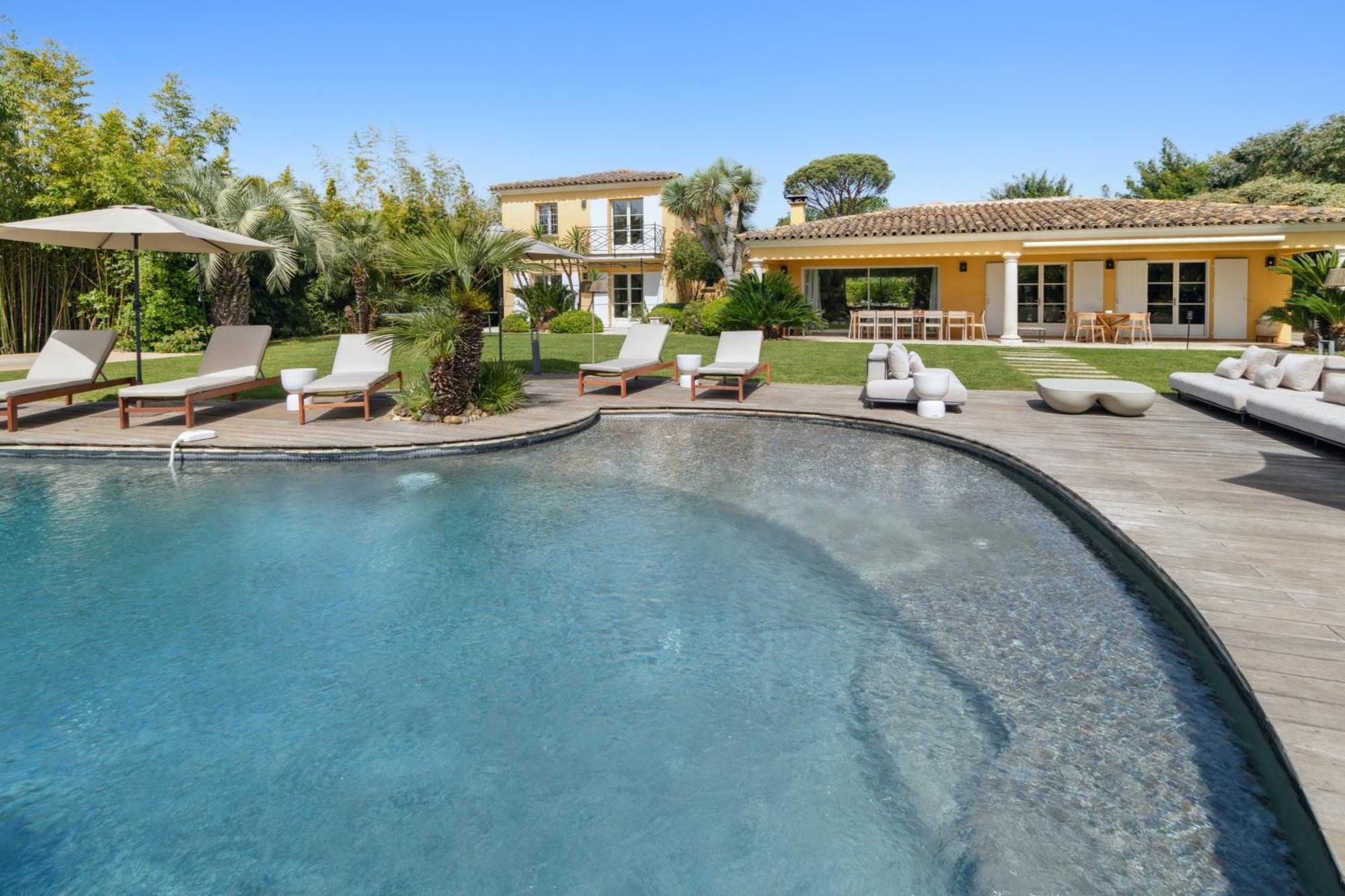Grande Villa St-Tropez Area Avec Piscine Chauffee ガッサン エクステリア 写真