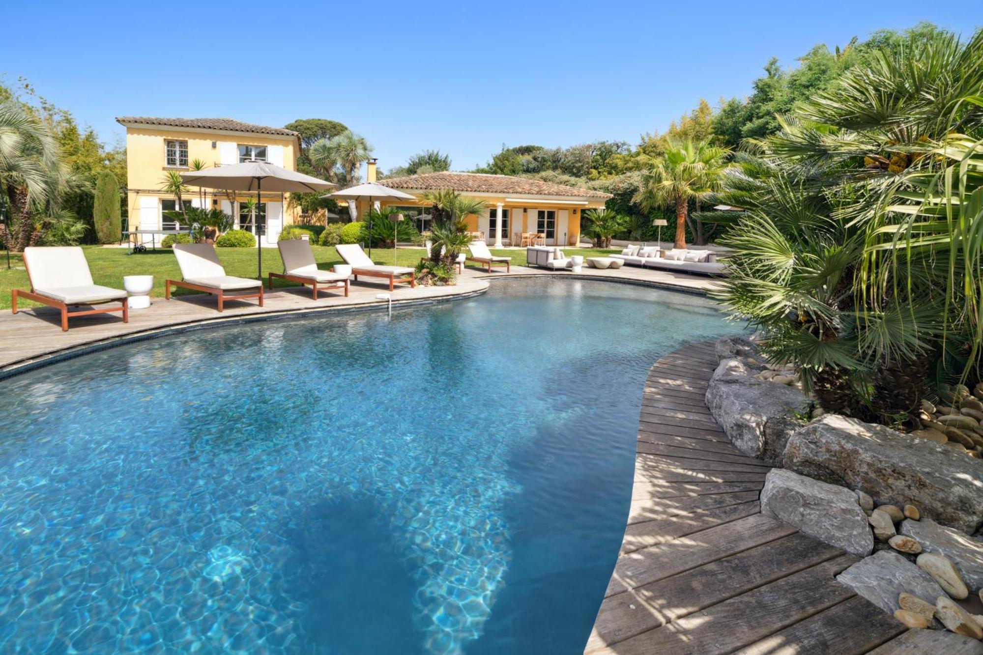 Grande Villa St-Tropez Area Avec Piscine Chauffee ガッサン エクステリア 写真